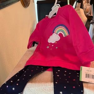 Little me size 18 months 2 piece set new with tags so cute 22.00